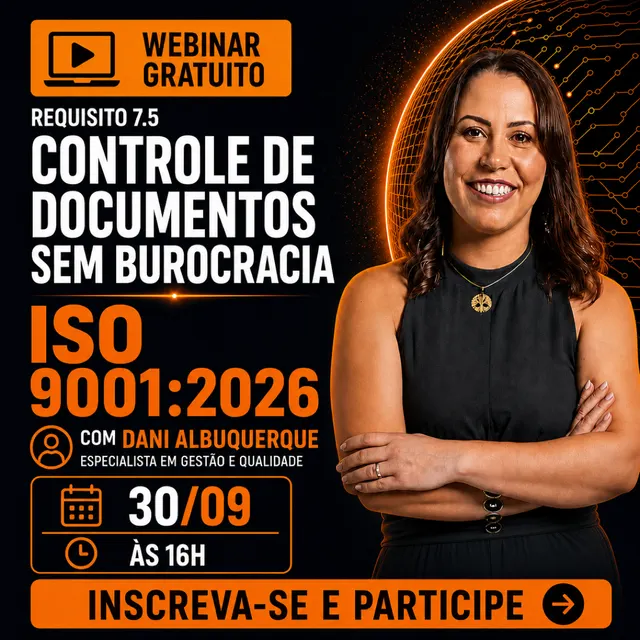 Webinar gratuito: Controle de Documentos — quarta, 30/09, às 16h