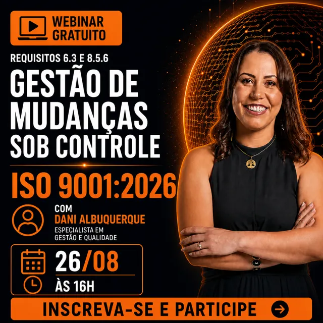 Webinar gratuito: Gestão de Mudanças — quarta, 26/08, às 16h