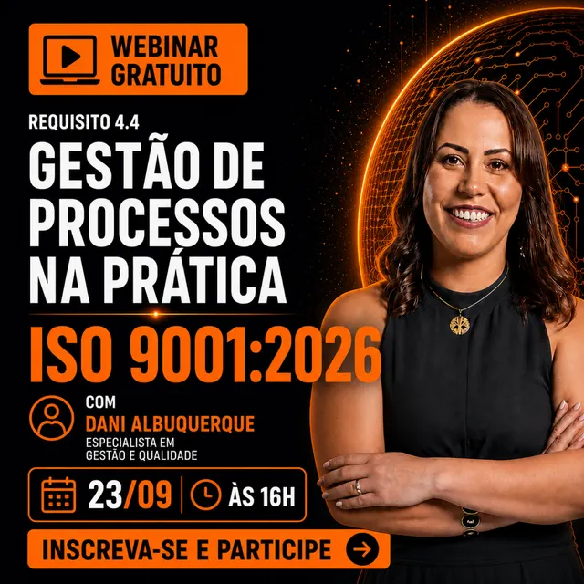 Webinar gratuito: Gestão de Processos — quarta, 23/09, às 16h